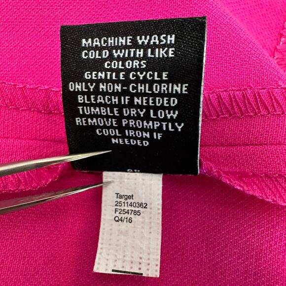 Victoria Beckham Flowy Tank Top WMNS 3X Pink Plus Size Sleeveless Back Zip Lined - Picture 9 of 9